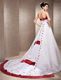 Classical Ball Gown Beading Strapless Sleeveless Chapel Train Sa